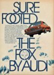 1976 Audi Fox. Sure Footed