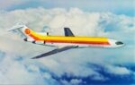 1980 Air Jamaica 727 Postcard