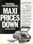 1980 Austin Maxi. It Pays To Buy British