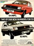 1983 Austin Metro. Two Of Our New Numbers For '83