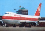 1986 Air Canada 747 Postcard