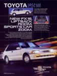 1986 Toyota Corolla FX 16. Liftback Room. Sports Car Zoom