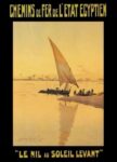 1905 Chemins de Fer de L'Etat Egyptien. 'Le Nil au Soleil Levant'