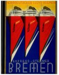 1929 Norddeutscher Lloyd Bremen. Express - Steamer Bremen