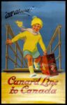 1930 'All Aboard!' Cunard Line to Canada