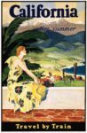 1933 California this summer. Travel by Train