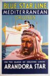1934 Blue Star Line Mediterranean Cruises. Arandora Star