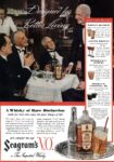 1937 Designed for Better Living. A Whisky of Rare Distinction. Seagram’s V.O.