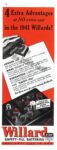 1941 4 Extra Advantages at No Extra Cost in the 1941 Willards!