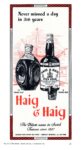 1943 Never missed a day in 316 years. Haig & Haig