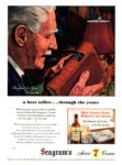 1945 Designed for Your Pleasure, a best seller… through the years. Seagram’s Seven Crown