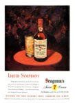 1947 Liquid Symphony. Seagram’s Seven 7 Crown