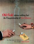 1951 Old Gold claims nothing but the Companionship of Fine Tobaccos