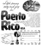 1952 Life's sunny easy and gay in Puerto Rico U.S.A.