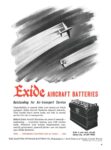 1953 Exide Aircraft Batteries Outstanding for Air-transport Service