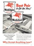 1953 Mobilgas & Mobiloil. Best Pair to Get You There!