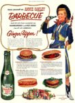 1954 Have yourself an Annie Oakley Barbecue - top off with America's Ginger-Upper! Canada Dry