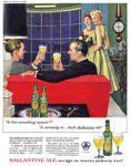 1954 'Is this something special' 'It certainly is... that's Ballantine Ale'