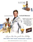 1954 Just the kiss of the Hops no harsh bitterness. Schlitz