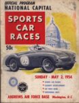 1954 Offica National Capital Sports Car Races. Andrews Air Force Base Washington, D.C.