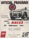 1955 Official Program. Florida National Sports Car Races 27 February 1955