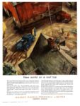 1956 New world on a rood top. Massey-Harris-Ferguson