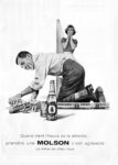 1958 Qand vient l'heure de la detente... prendre une Molson c'est agreable. La biere de chez nous