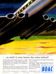 1959 ... so swift it even leaves the noise behind! BOAC