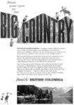 1960 Feast your eyes on the Big Country. Beautiful British Columbia