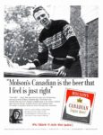 1960 'Molson's Canadian is the beer that I feel is just right'
