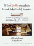 1960 Old Gold's Spin Filter spins and cools the smoke to less than body temperature
