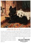 1961 when the fire is lit. Black & White