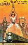 1962 En Espana La Fiesta Es Arte. Renfe. Red Nacional De Los Ferrocarriles Espanoles