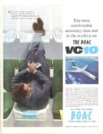 1964 The most comfortable economy class seat in the world is on The BOAC VC10