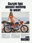 1967 Suzuki 250cc X-6 Scrambler. Suzuki has almost nothing to wear