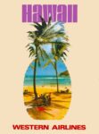 1969 Hawaii. Western Airlines