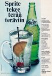 1970 Sprite tekee terää teräviin