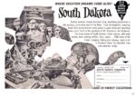 1970 Where Vacation Dreams Come Alive! South Dakota. Old West Trail