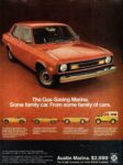 1974 Austin Marina. The Gas-Saving Marina. Some family car. From some family of cars