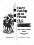 1974 Enjoy Racing at its Finest Fair Grounds