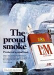 1975 The proud smoke. Product of a proud land. L&M