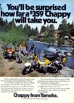 1975 Yamaha Chappy. You'll be surprised how a a $359 Chappy will take you