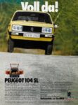 1977 Peugeot 104 SL. Voll da!