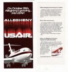 1979 Allegheny - USAir Name Change Brochure