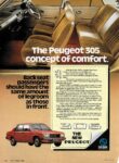 1980 Peugeot 305 concept of comfort