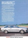 1980 Toyota Corolla Liftback SE. Seine sportliche Kraft har wirtschaftliche Zukunft