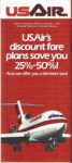 1981 USAir Timetable Cover