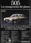 1983 Peugeot 505. La consagracion del placer