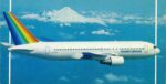 1983 Trans Brazil Boeing 767 PT-TAA Postcard