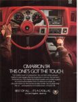 1984 Cadillac Cimarron. This One's Got The Touch